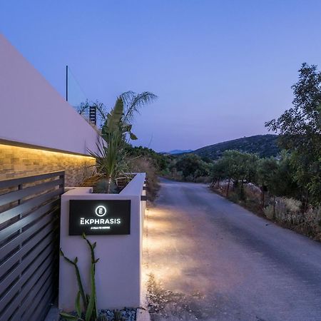 Villa Ekphrasis With Sea View And Jacuzzi Ravdhoúkha Exterior foto