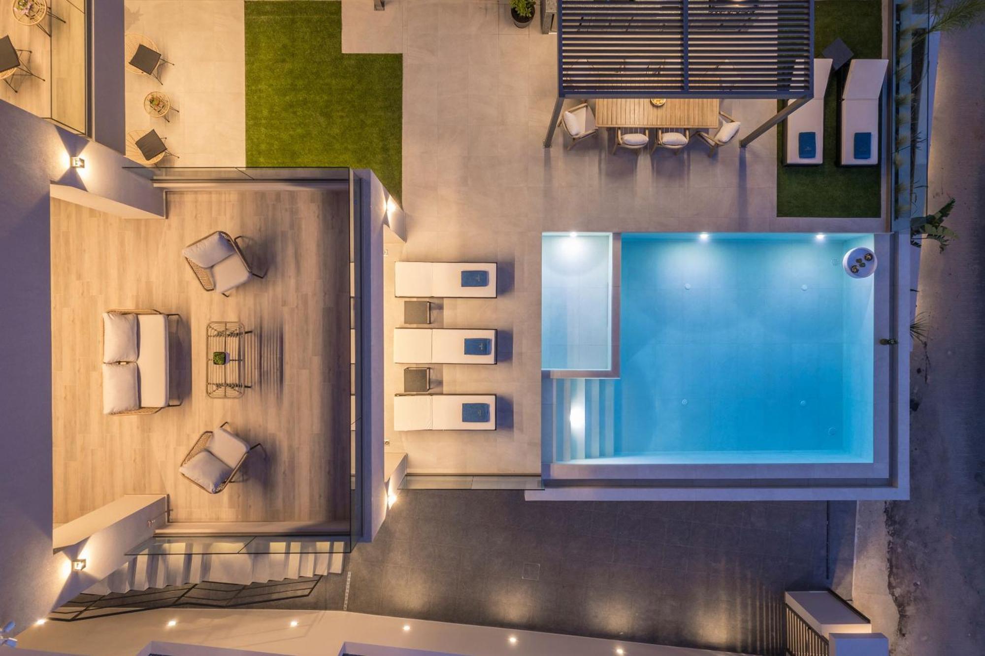 Villa Ekphrasis With Sea View And Jacuzzi Ravdhoúkha Exterior foto