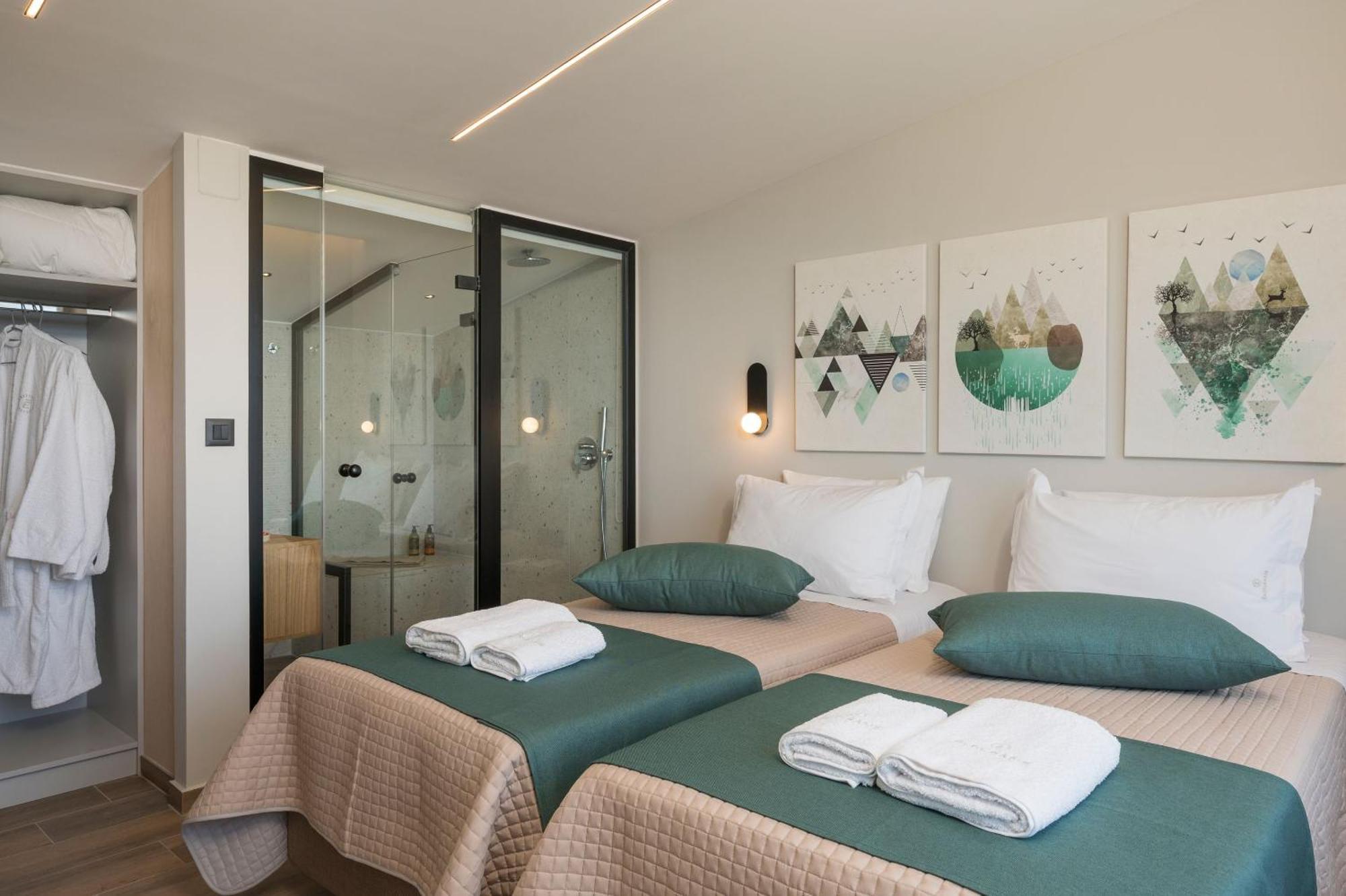Villa Ekphrasis With Sea View And Jacuzzi Ravdhoúkha Exterior foto